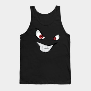 Evil Face with Red Eyes Tank Top